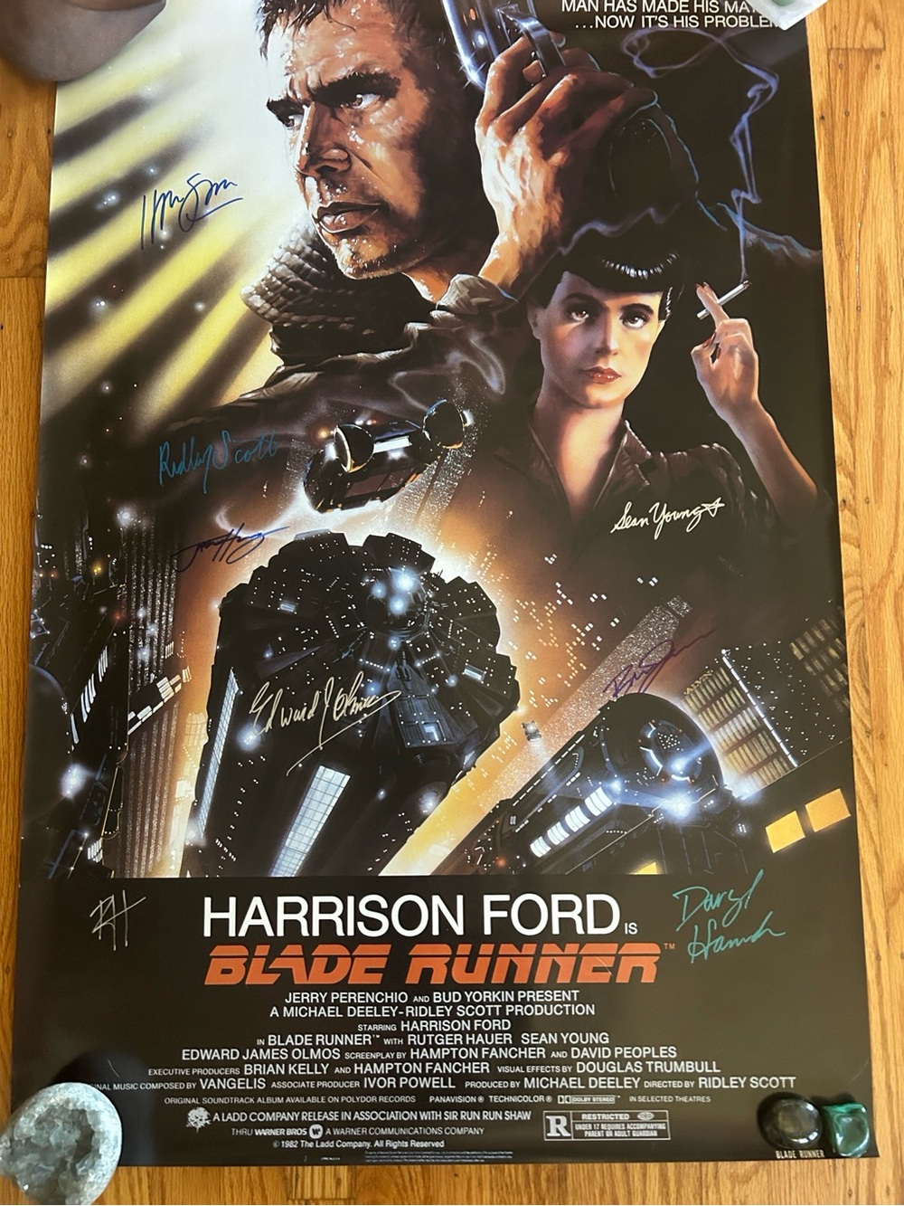 Blade Runner Movie Poster - Black & Brown Home Art Print
